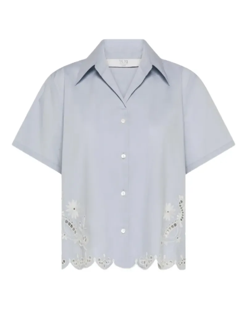Seventy floral lace shirt - Blau Blau