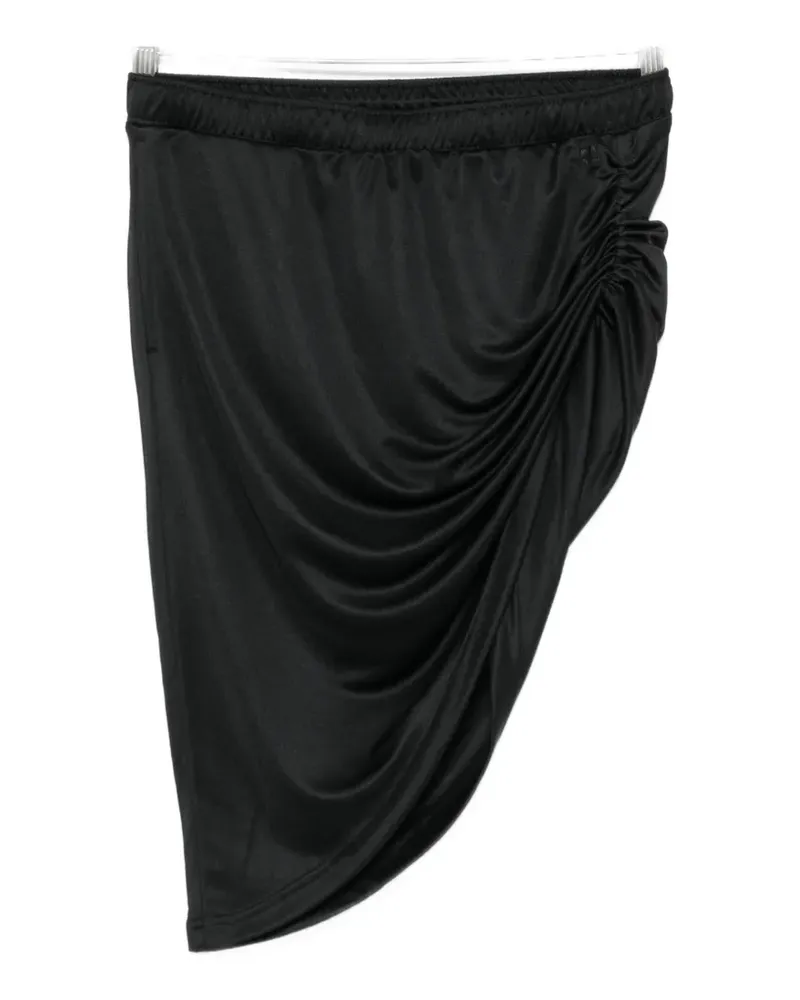 Courrèges asymmetric-hem skirt - Schwarz Schwarz