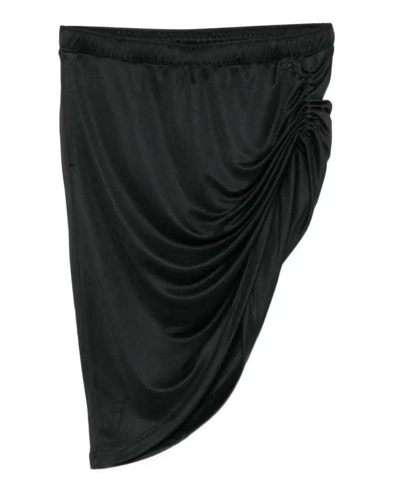 Courrèges asymmetric-hem skirt - Schwarz Schwarz