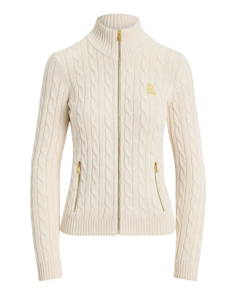 Ralph Lauren Jacke mit Zopfmuster - Nude Nude