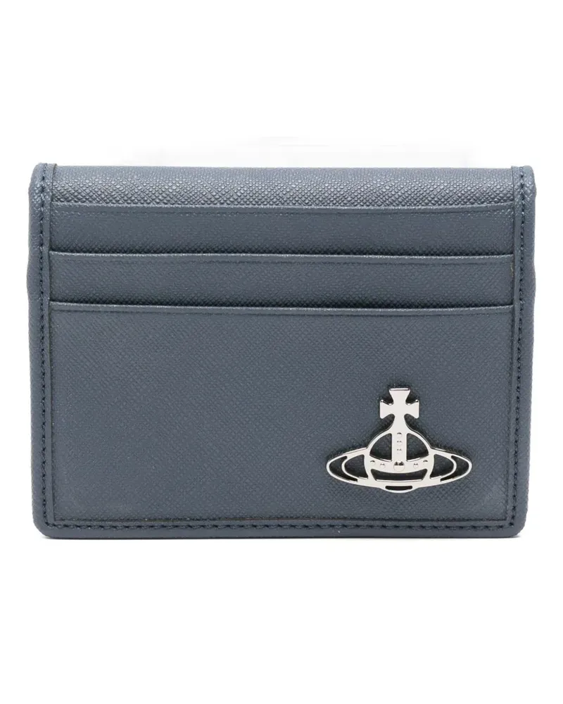 Vivienne Westwood Portemonnaie mit Orb-Logo - Blau Blau