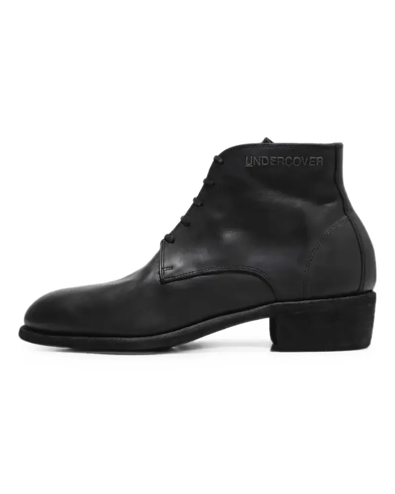Undercover x Guidi Desert-Boots aus Leder - Schwarz Schwarz