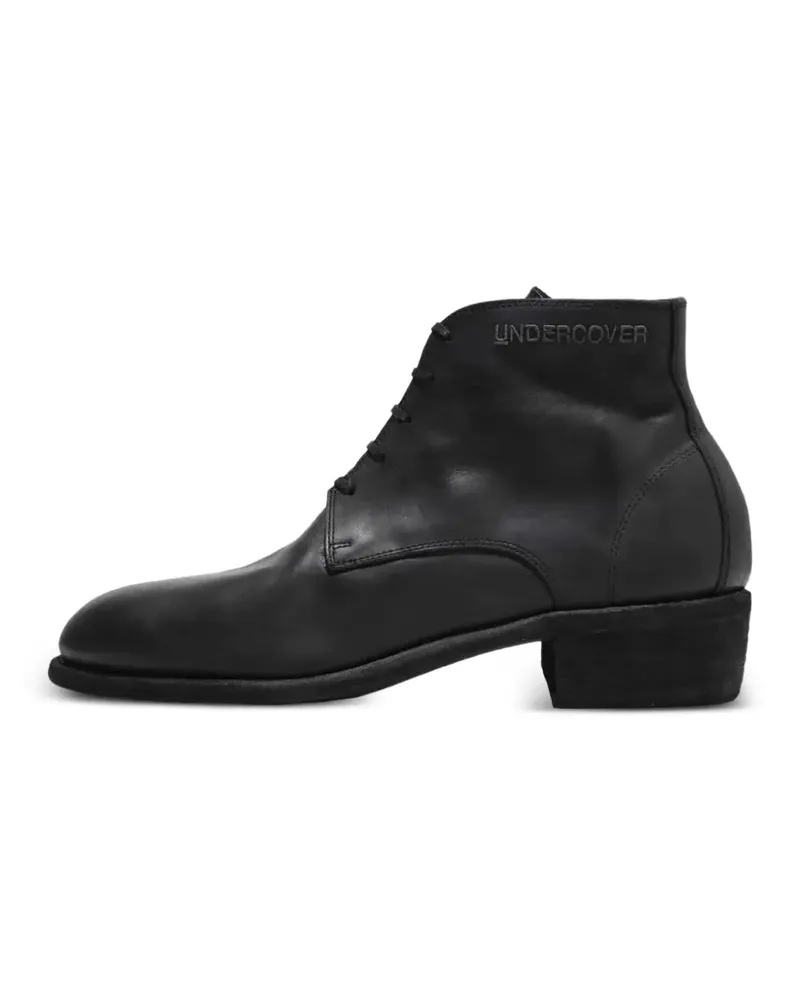Undercover x Guidi Desert-Boots aus Leder - Schwarz Schwarz