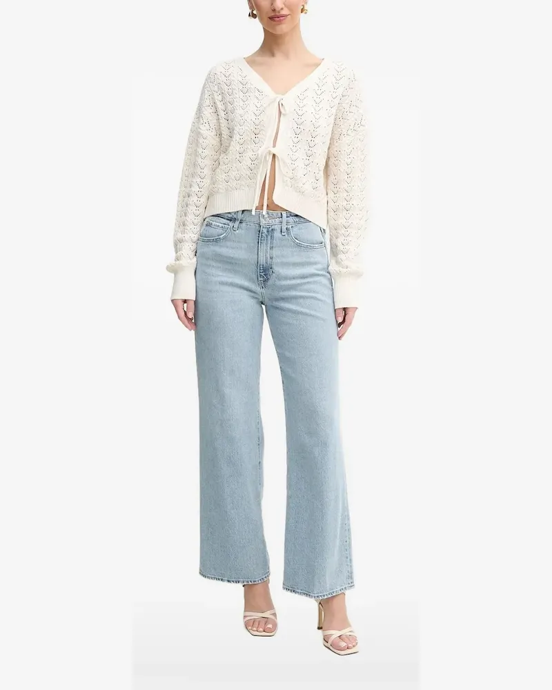 Guess Offener Cardigan mit Schleifenverschluss - Nude Nude