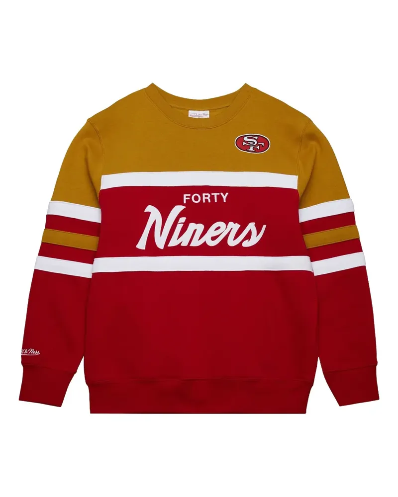 Mitchell & Ness 49ers Head Coach Sweatshirt - Rot Rot