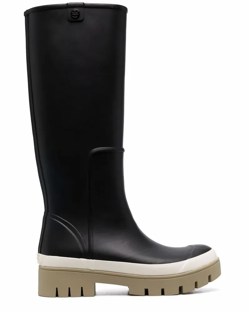 Tory Burch Stiefel mit geriffelter Sohle - Schwarz Schwarz