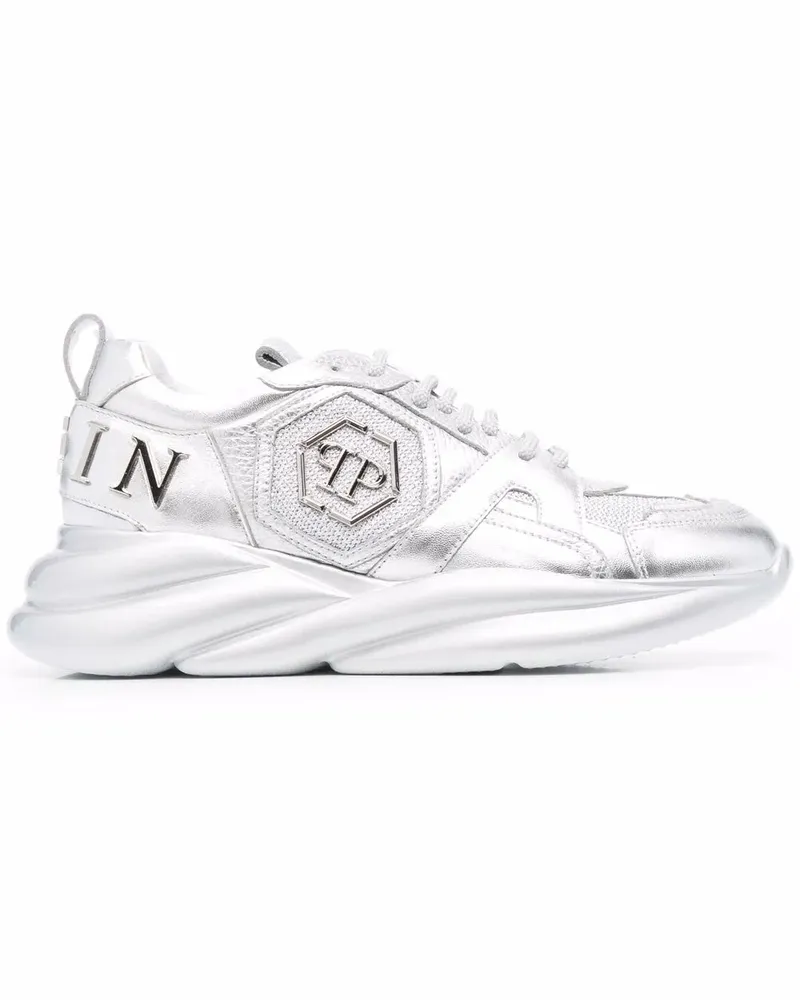 Philipp Plein Runner Sneakers - Silber Silber