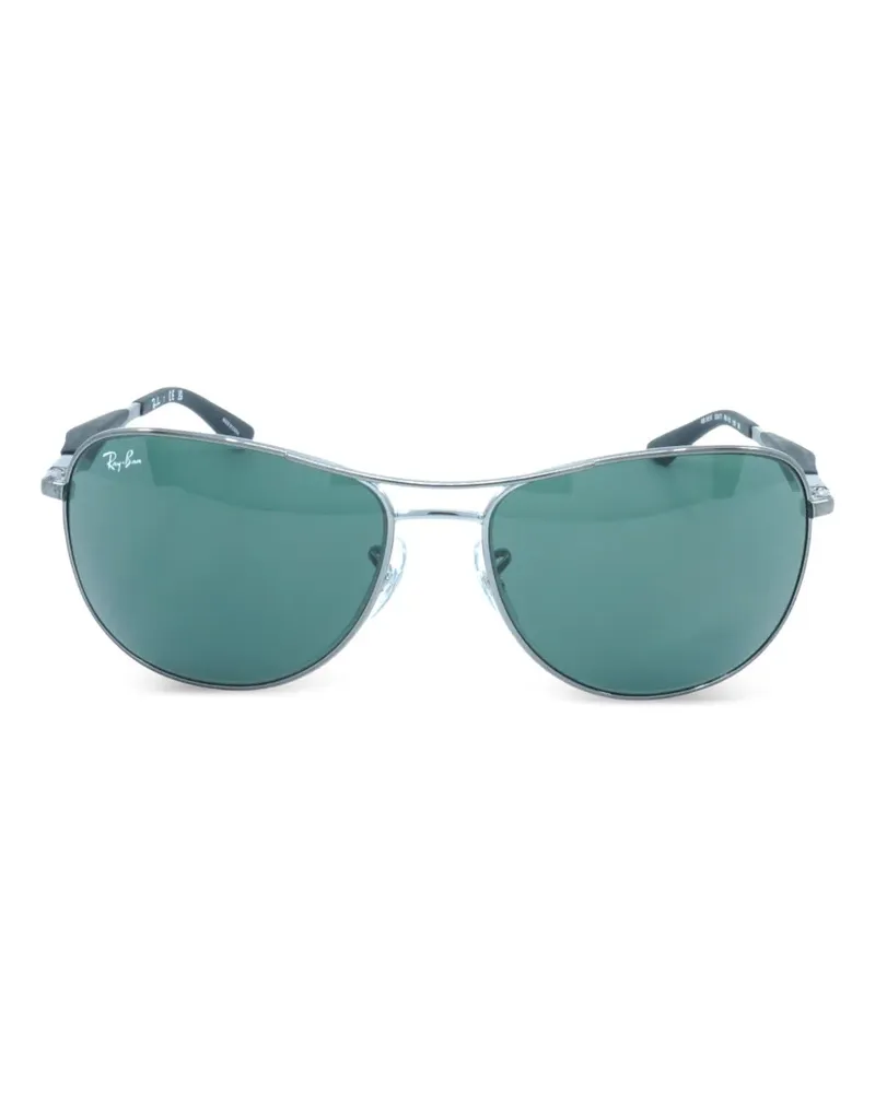 Ray Ban round-frame sunglasses - Grau Grau