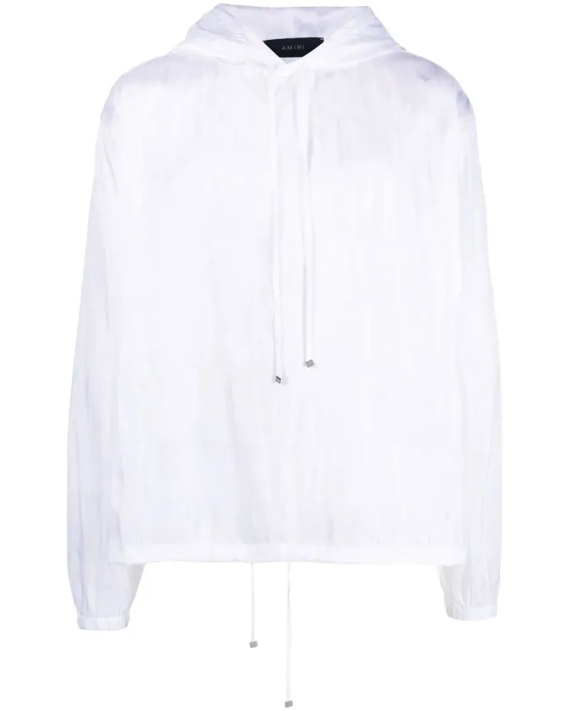 Amiri Hoodie mit Logo-Print - Weiß Weiß