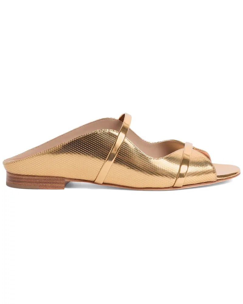 Malone Souliers Norah Mules - Gold Gold