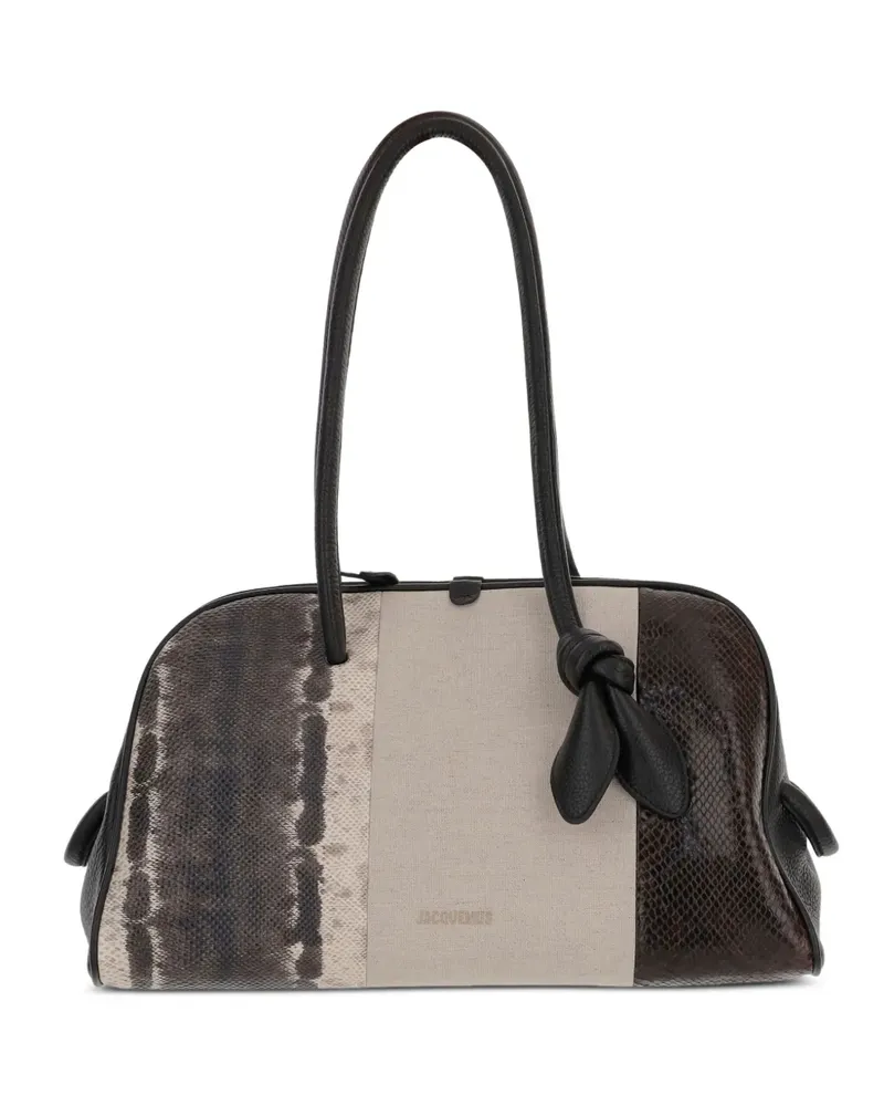 Jacquemus The Turismo Schultertasche mit Einsätzen - Braun Braun