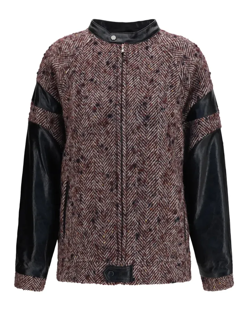 Kristina Ti herringbone-pattern jacket - Braun Braun