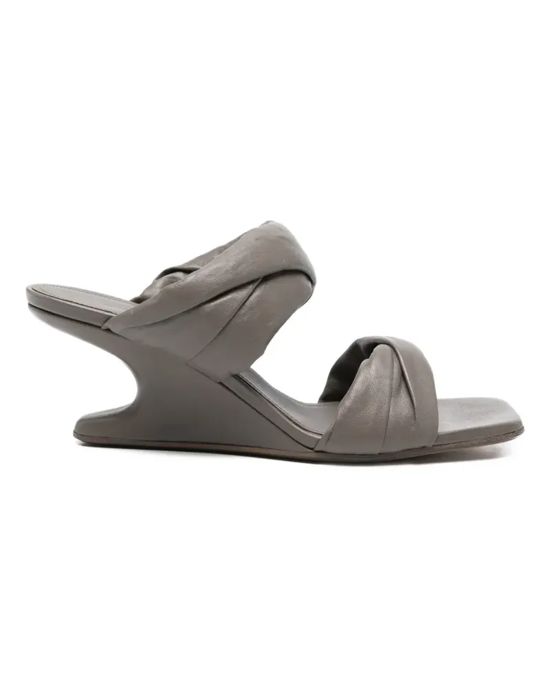 Rick Owens Sandalen aus Lammleder - Grau Grau