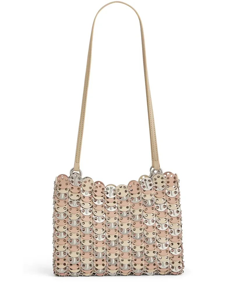 Paco Rabanne Tricolor Nano Schultertasche - Gold Gold