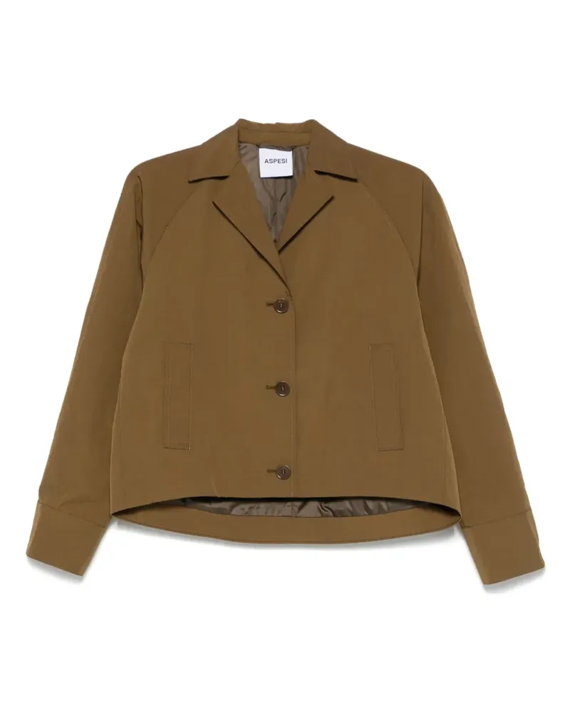 ASPESI Jacke aus Gabardine - Grün Grün