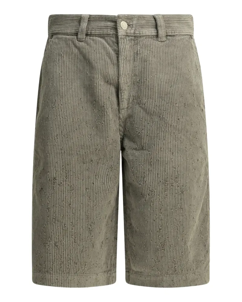 Mfpen distressed corduroy shorts - Grau Grau