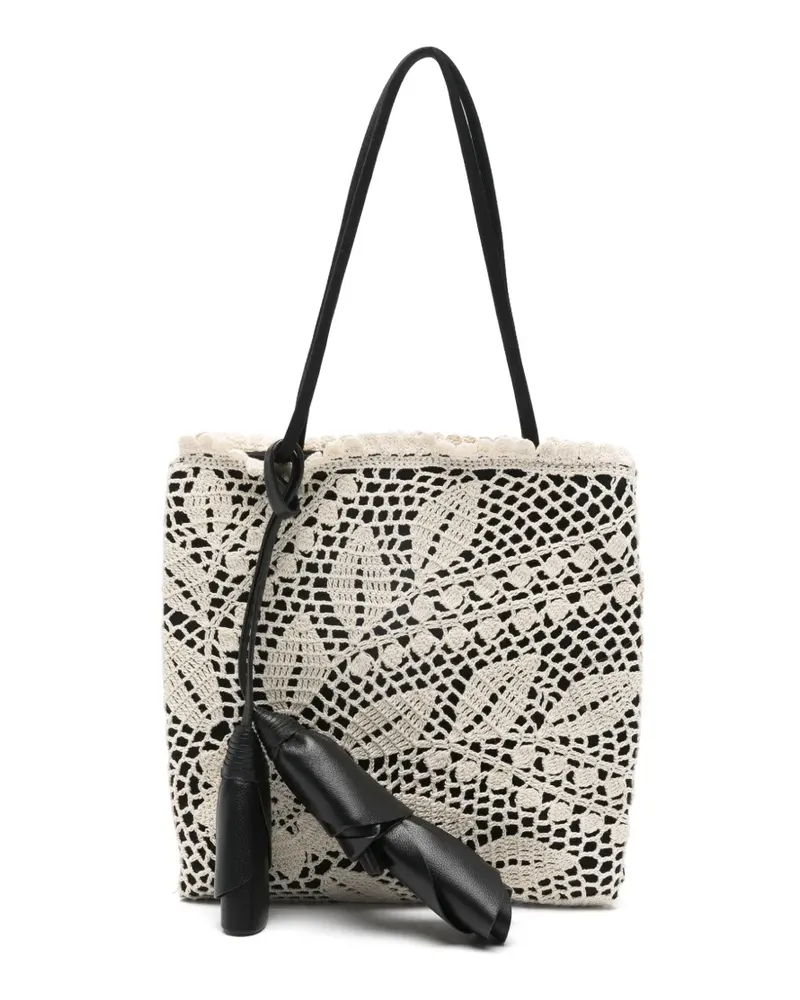 Magda Butrym Julia crochet top-handle bag - Schwarz Schwarz