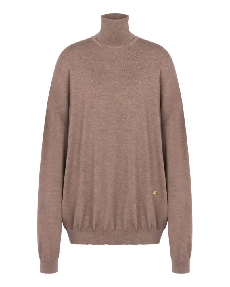 Moschino Pullover mit weiten Ärmeln - Nude Nude