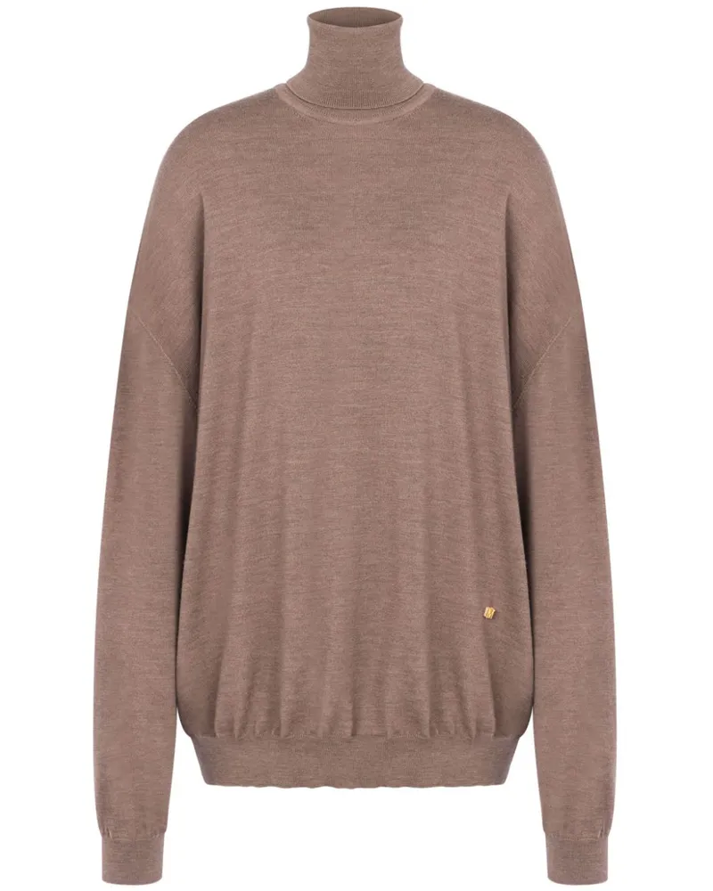 Moschino Pullover mit weiten Ärmeln - Nude Nude
