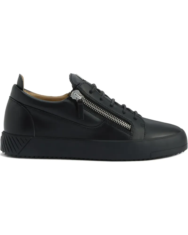 Giuseppe Zanotti Frankie Sneakers mit Reißverschluss - Schwarz Schwarz