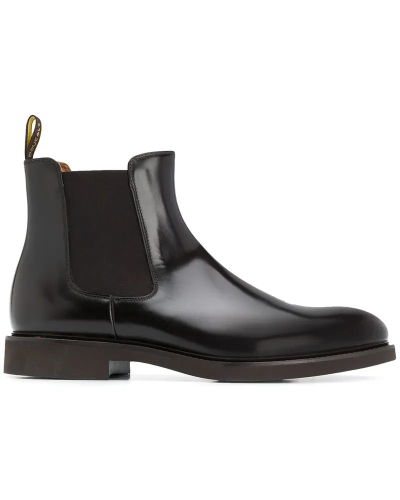 Doucal´s Chelsea-Boots mit mandelförmiger Kappe - Braun Braun