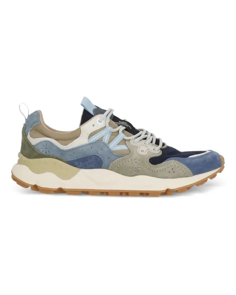 Flower MOUNTAIN Yamano 3 suede-panelled sneakers - Grün Grün