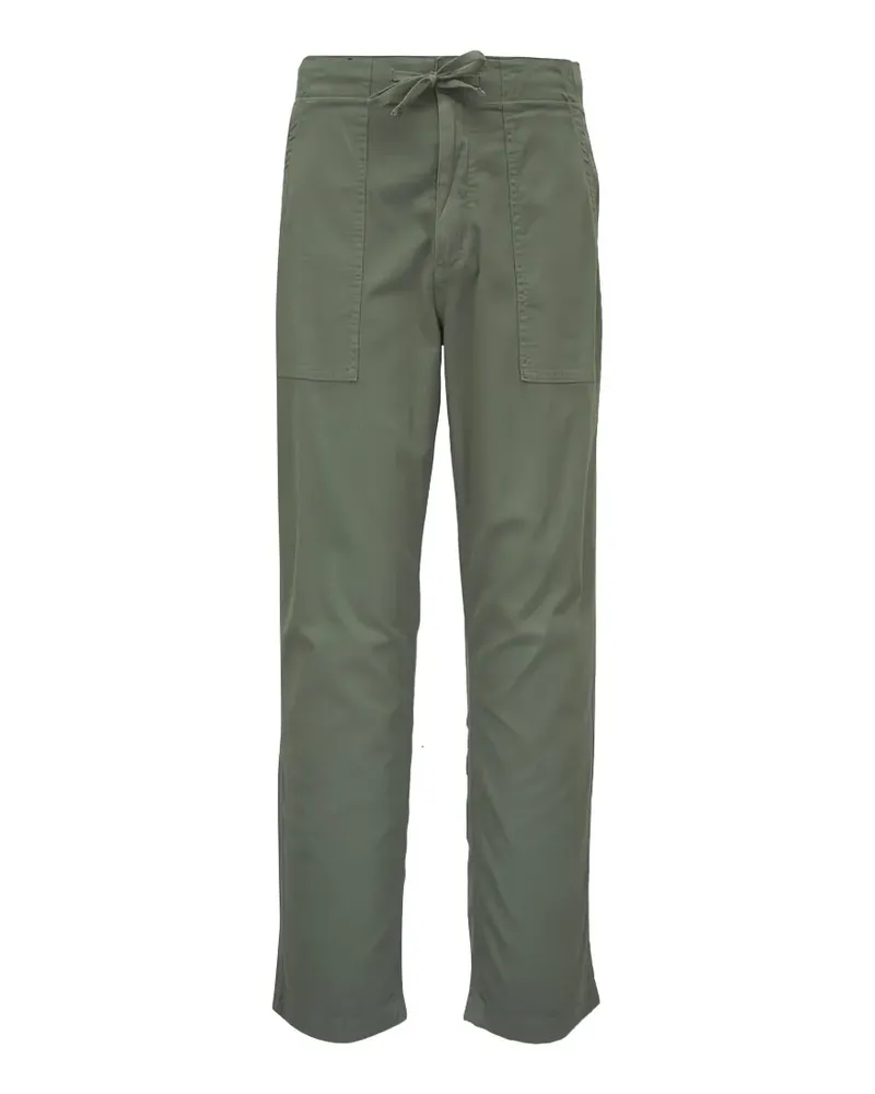 Faherty drawstring-fastening patch-pocket trousers - Grün Grün