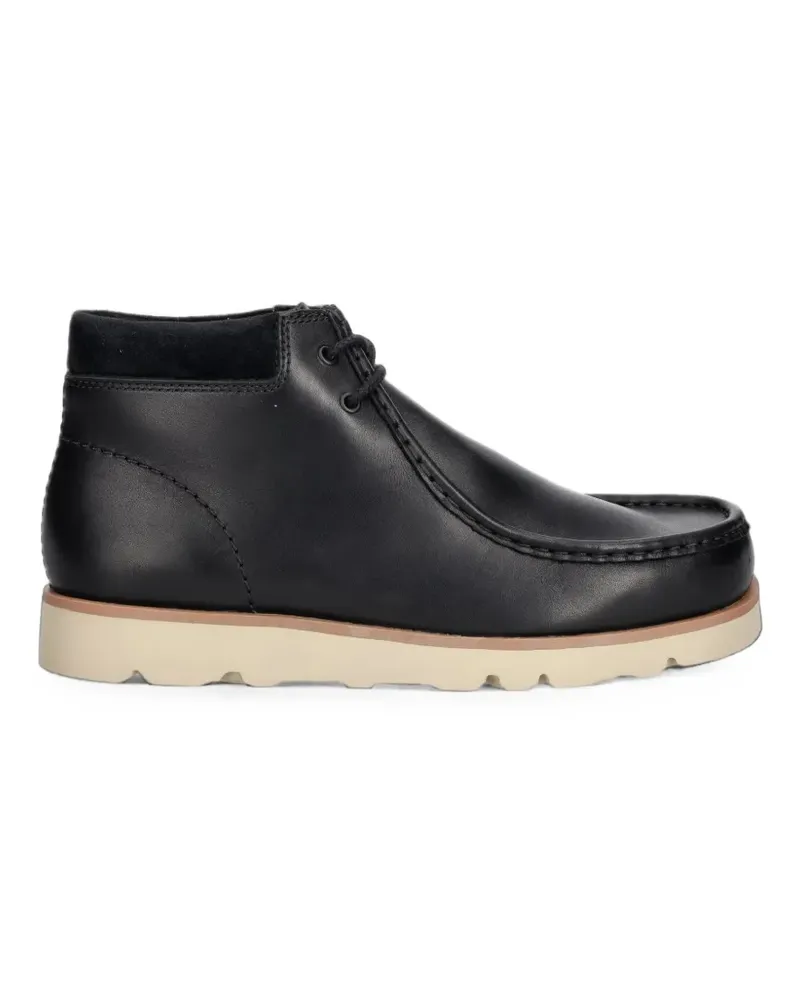 Clarks Schnürstiefel aus Leder - Schwarz Schwarz