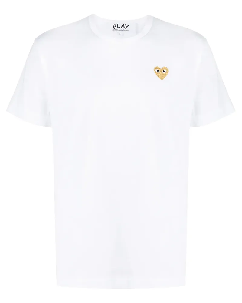 Comme des Garçons T-Shirt mit Logo-Stickerei - Weiß Weiß