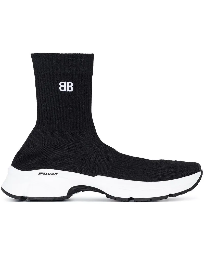 Balenciaga Speed 3.0 Sock-Sneakers - Schwarz Schwarz