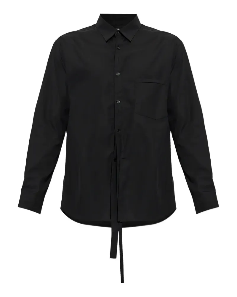Post Archive Faction Hemd mit Schlitz hinten - Schwarz Schwarz