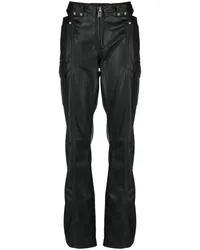 MISBHV Gerade Hose mit Cut-Out Schwarz