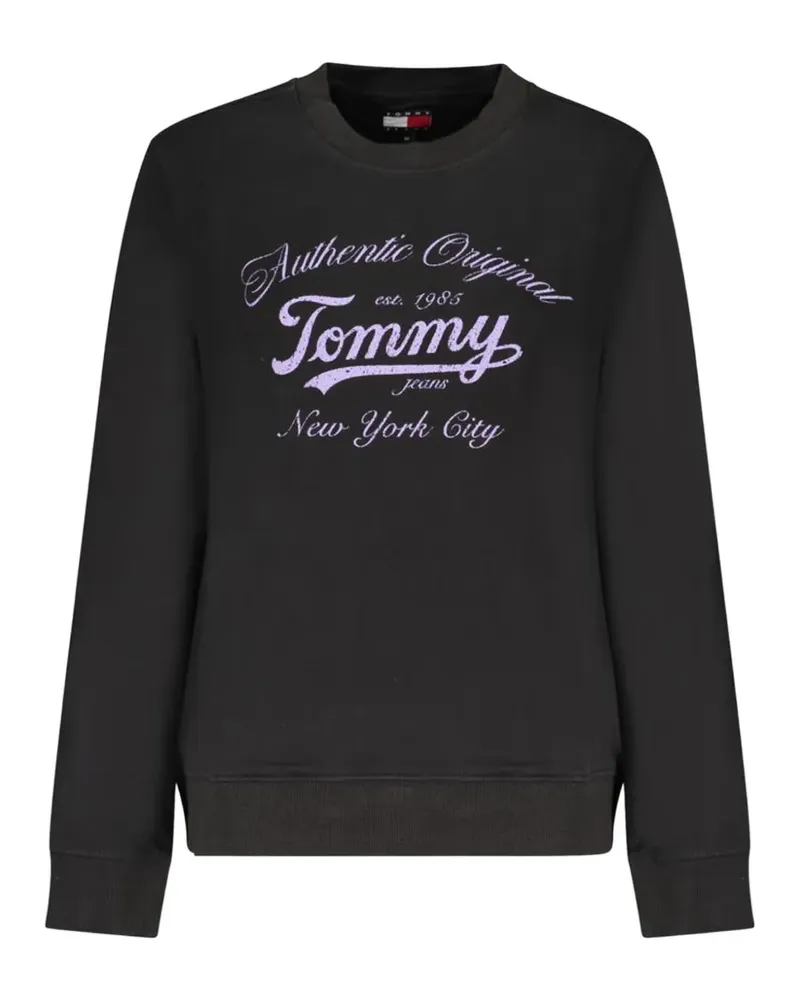 Tommy Hilfiger graphic-print sweater - Schwarz Schwarz