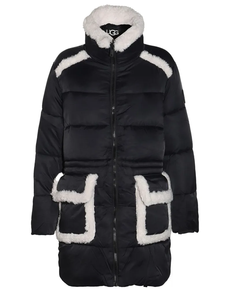 UGG Amal Mantel mit Stoffsaum - Schwarz Schwarz
