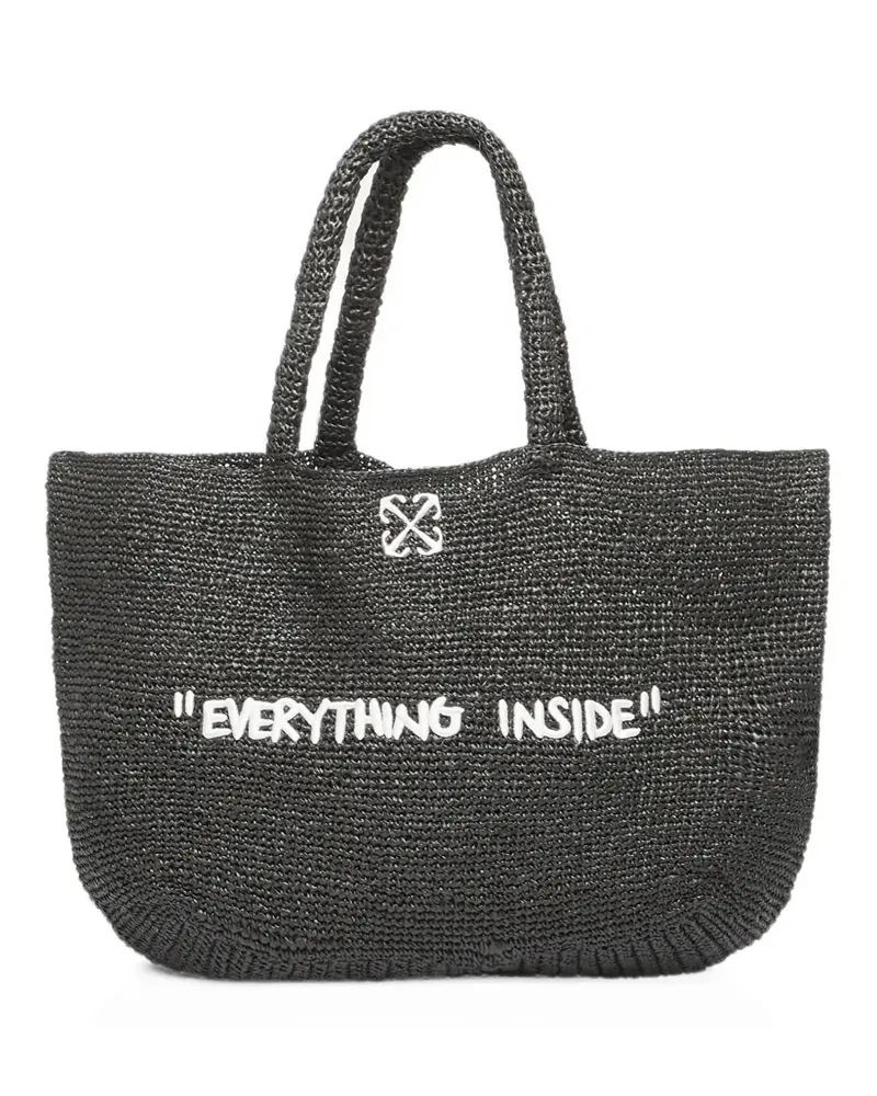 OFF-WHITE Jitney tote bag - Schwarz Schwarz