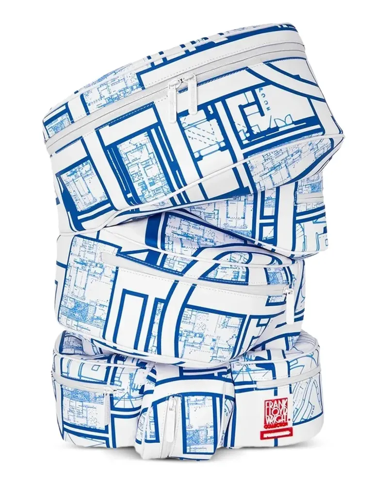 Sprayground x Frank Lloyd Wright 2 Rucksack - Weiß Weiß