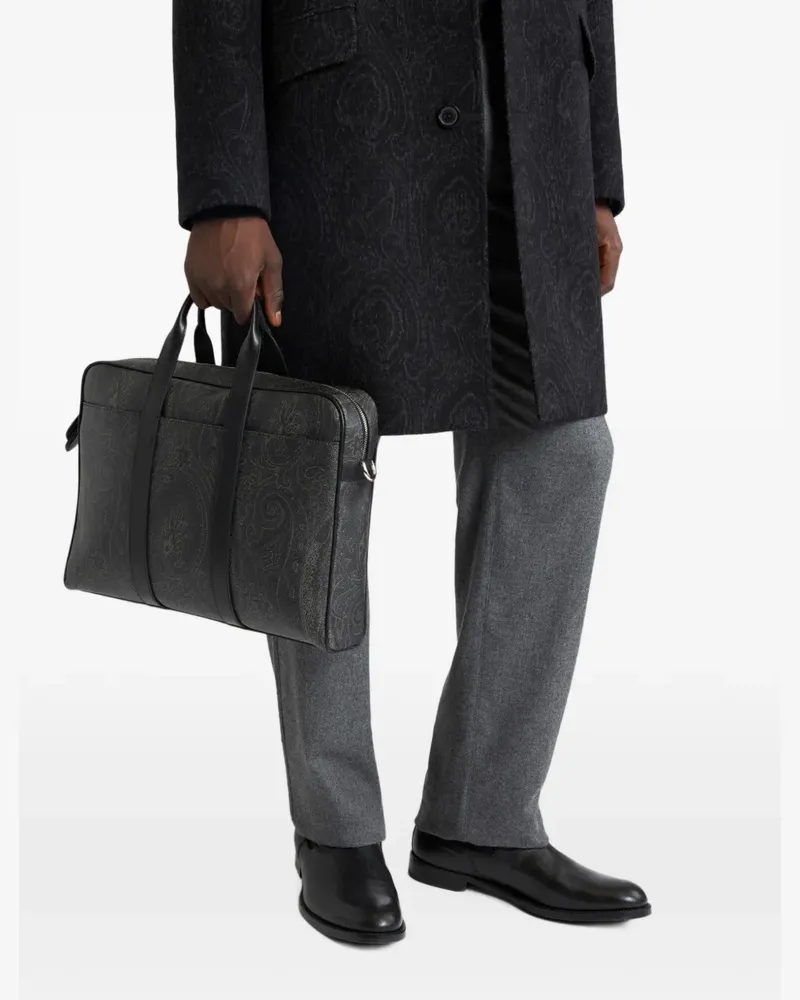 Etro Arnica document bag - Schwarz Schwarz