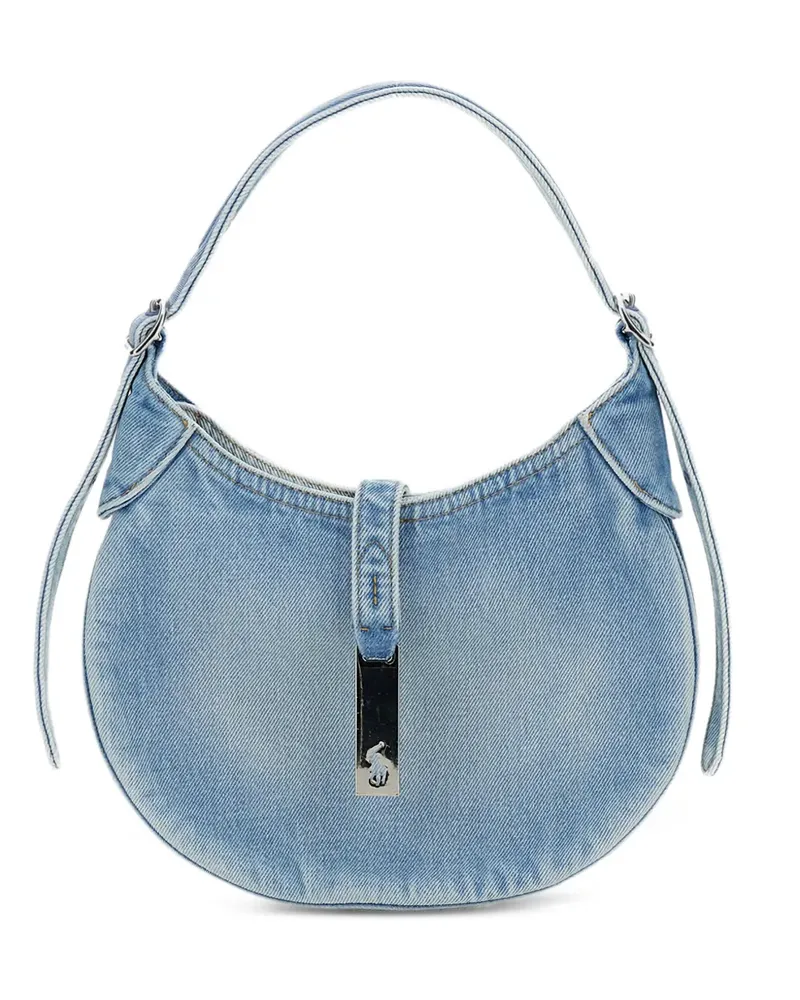 Ralph Lauren Schultertasche aus Denim - Blau Blau