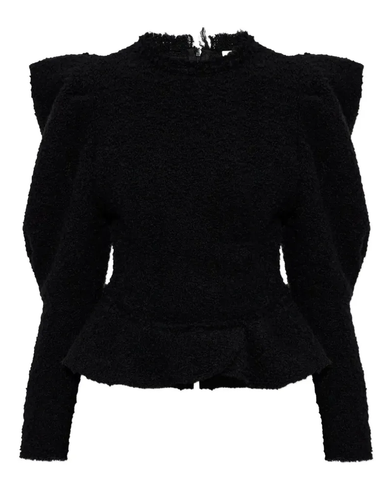 Isabel Marant Giamili peplum top - Schwarz Schwarz