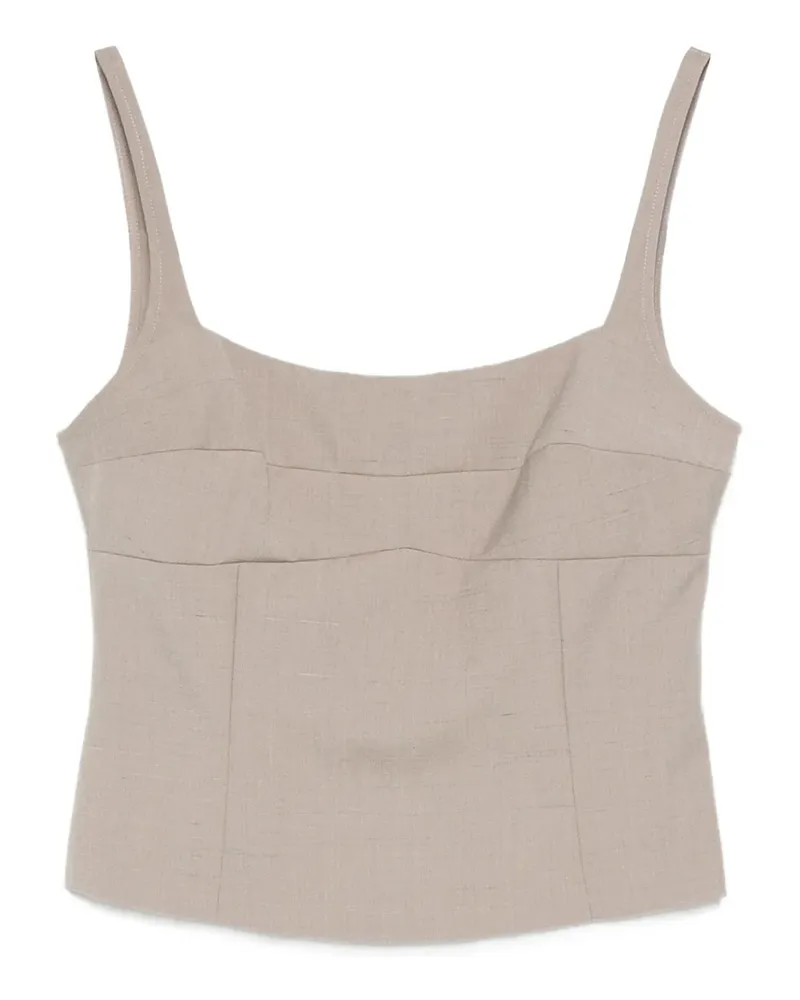 St. Agni sleeveless top - Grau Grau