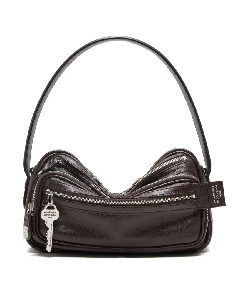 Acne Studios Camero Party Schultertasche mit Schlüsselanhänger - Braun Braun