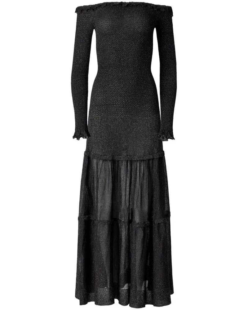 Altuzarra Polly Maxikleid - Schwarz Schwarz
