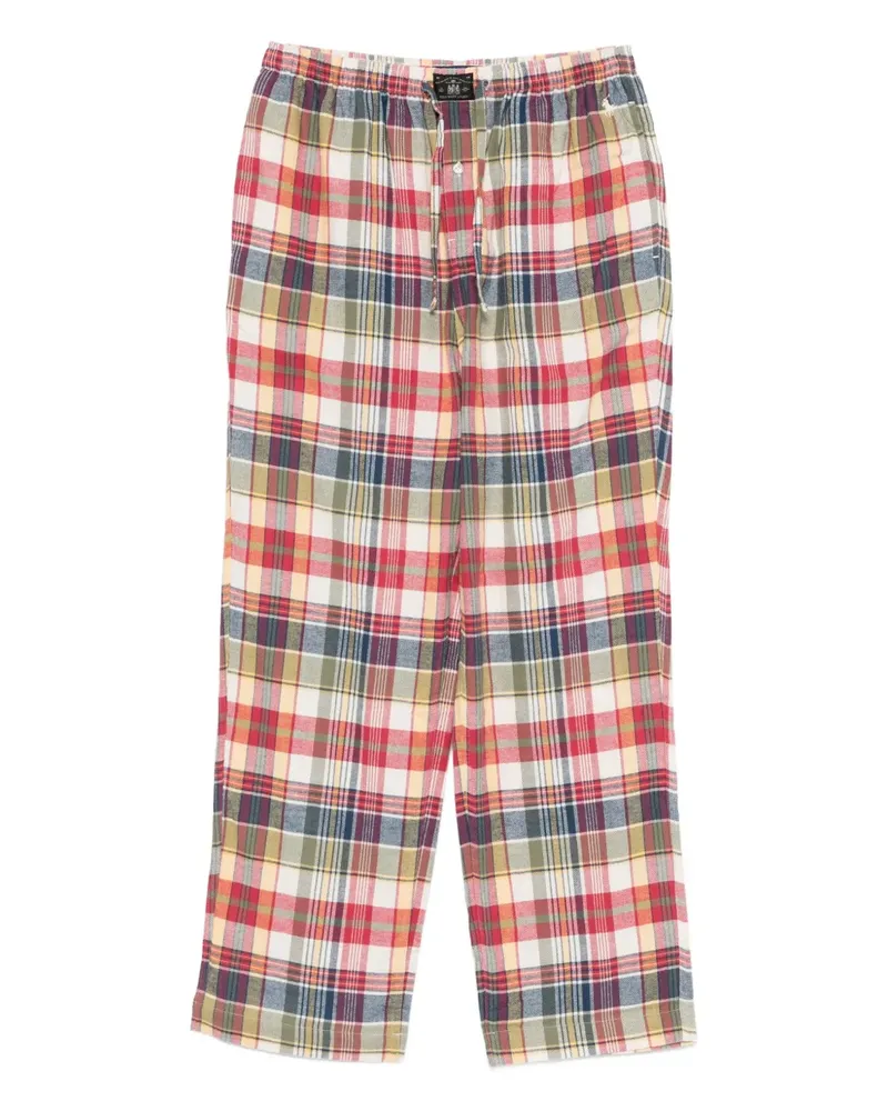 Ralph Lauren Karierte Pyjama-Hose - Rot Rot