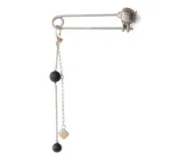 Thistle Brosche mit Perlen - Silber