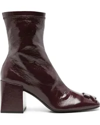 Courrèges Klassische Cowboystiefel 70mm Rot