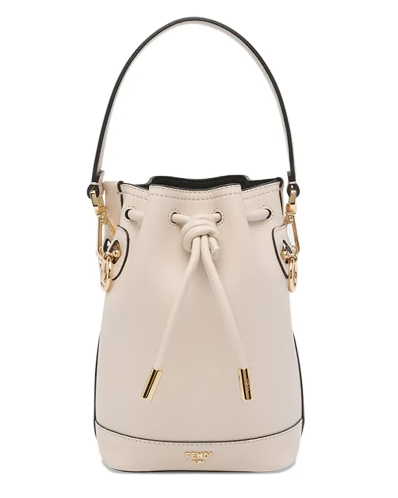 Fendi Mon Tresor removable-handle bucket bag - Nude Nude