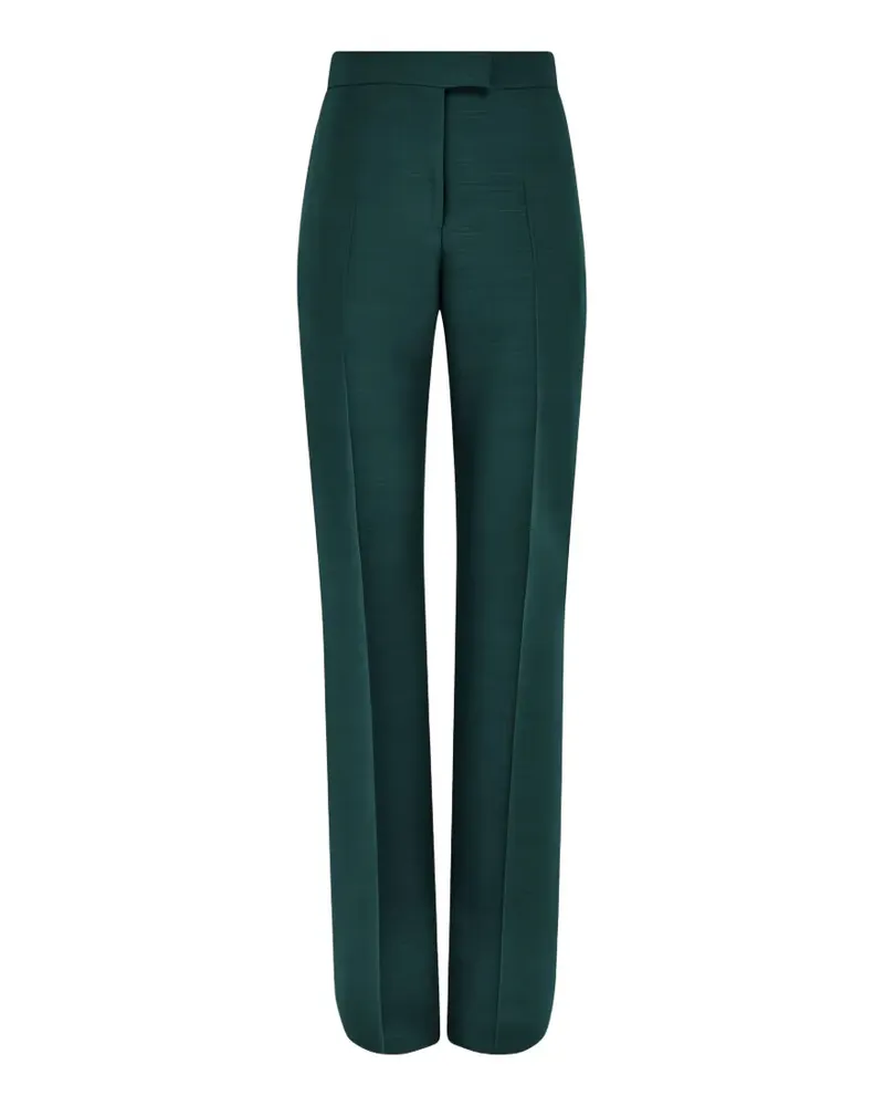 Ferragamo Klassische Straight-Leg-Hose - Grün Grün