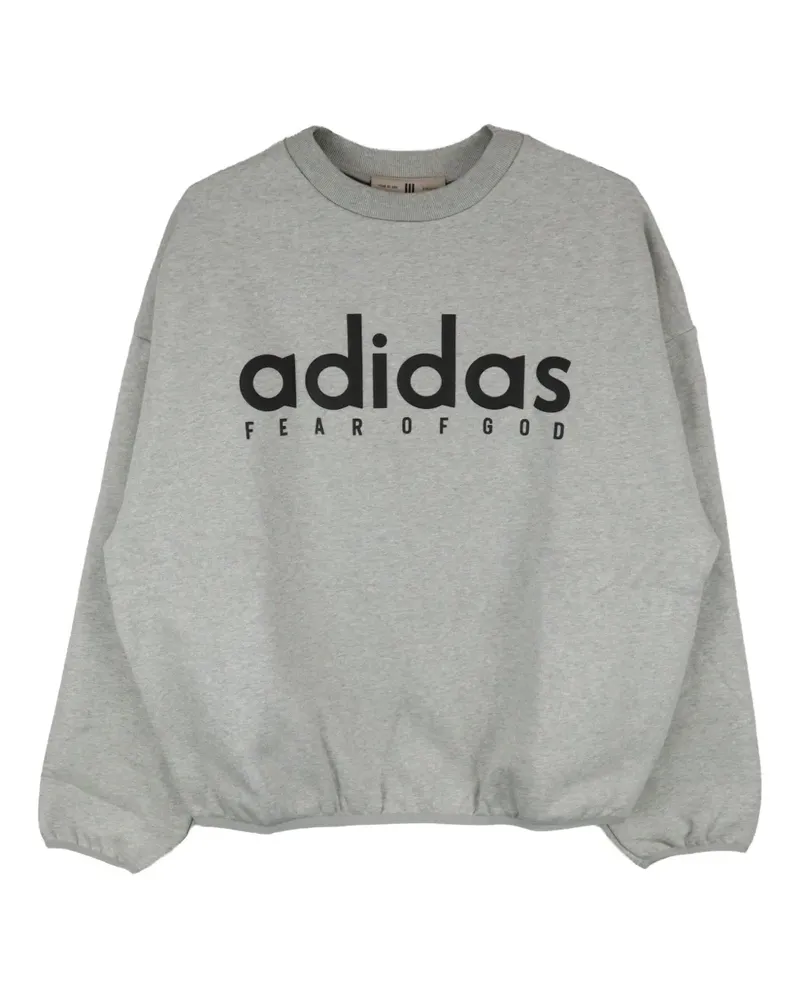 Fear of God x Adidas fleece sweatshirt - Grau Grau