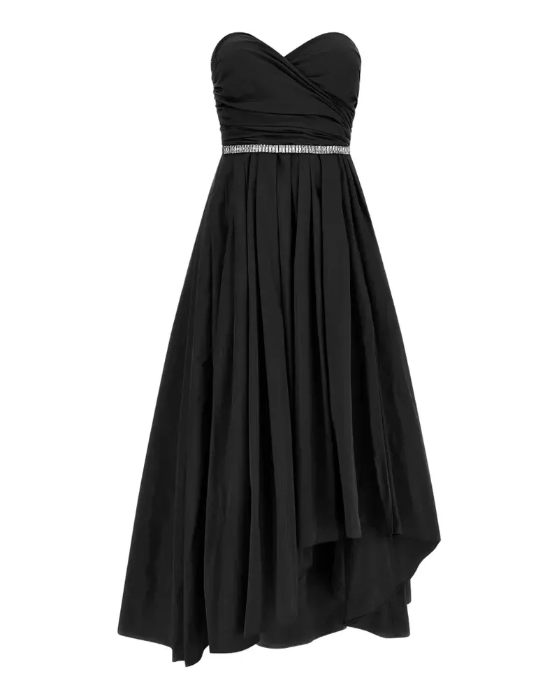 Pinko off-the-shoulder sweetheart asymmetric dress - Schwarz Schwarz