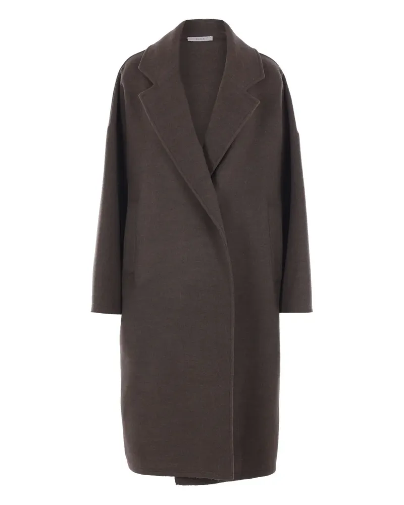 Dušan wide-lapel wool coat - Grün Grün